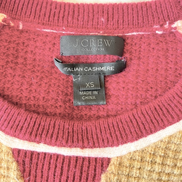 J.Crew 100% Italian waffled cashmere sweater size XS - Picture 10 of 11